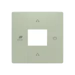 ABB Fedőlemez free@home szobatermosztáthoz,
Zoni, olíva 6220T-A03000 243, 2CHT623000A4243