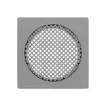 ABB Hangszóró fedlap, Zoni, szürke 5016T-A00075 241, 2CHT660075A4241