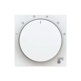   ABB Univerzális termosztát, forgatógombos, Zoni, fehér matt 3292T-A00300 240, 2CHT910300A4240
