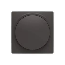   ABB Fedlap forgatógombos dimmerhez, Zoni, fekete matt 3294T-A00123 237, 2CHT940123A4237