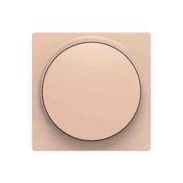   ABB Fedlap forgatógombos dimmerhez, Zoni, púder 3294T-A00123 242, 2CHT940123A4242