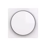 ABB Fedlap forgatógombos dimmerhez, Zoni, fehér 3294T-A00123 500, 2CHT940123A4500