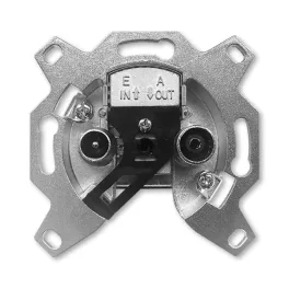   ABB Radio/TV aljzat betét, Átmenő (loop-through) típus, 7 dB csillapítás 5011-A3607, 2CHU083607A4000