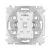ABB Egypólusú nyomókapcsoló betét, karmos rögzítés 3559-A91445, 2CHX599145A4000