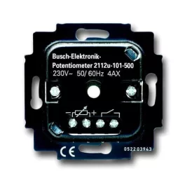   ABB Busch forgatható dimmer, süllyesztett, 1-10 V 2112 U-101-500, 2CKA006599A2873