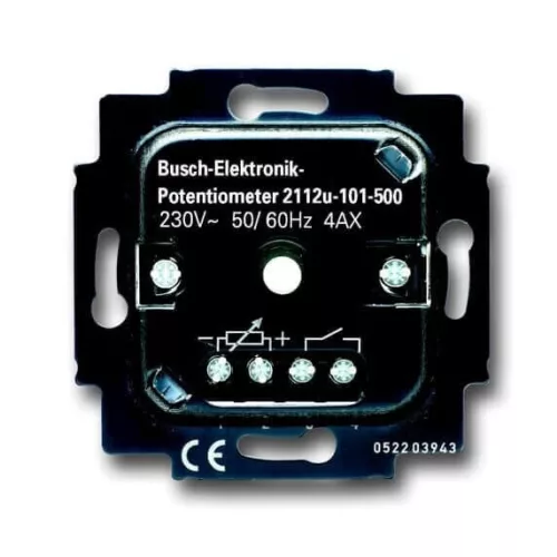 ABB Busch forgatható dimmer, süllyesztett, 1-10 V 2112 U-101-500, 2CKA006599A2873