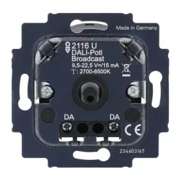   ABB Busch forgatható dimmer, süllyesztett, DALI,
Tunable White 2116 U, 2CKA006599A3025