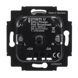   ABB Busch forgatható dimmer, süllyesztett, DALI,
Tunable White, belső tápegységgel 2116/11 U, 2CKA006599A3026