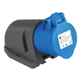   TP Electric 3x16A - Felületre rögzíthető dugalj (rugós - gyors bekötésű) (IP44) 3020-307-0900