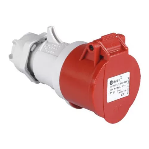 TP Electric 4x32A - Dugalj (rugós - gyors bekötésű) (IP44) 3026-304-1601