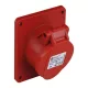 TP Electric 4x32A - Beépíthető dugalj (rugós - gyors bekötésű) (IP44) 3026-309-1600