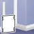 Legrand DLP mini csatorna kábelrögzítő 75x20 csatornához Legrand 030305