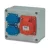 Szerelt doboz 2db HT + 1db 5P 32A, 3070_5, Famatel S.A