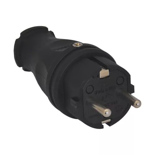TP Electric Gumi dugvilla 16A fekete (40db/doboz, 2db/cs) 3101-301-0300