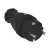 TP Electric Gumi dugvilla 16A fekete (40db/doboz, 2db/cs) 3101-301-0300