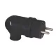 TP Electric Gumi dugvilla ferde 16A fekete (40db/doboz, 2db/cs) 3101-302-0300