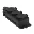 TP Electric Gumi dugalj 3-as csapfedeles 16A fekete (10db/doboz) 3101-308-0300