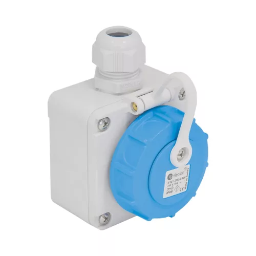 TP Electric Ráépíthető dugalj, 2P+F, 1x16A, IP68 3101-380-0900