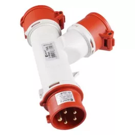   TP Electric (5X16A)-os 2 ágú dugalj,  IP44, 5x16-os dugvillás csatlakozás 3105-512-1600