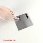 VersaHit Dual 2x230V, csiszolt alumínium elektromos dugaszoló aljzat ASA 311931