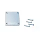 TP Electric Vakfedél 83x90 mm szerelt dobozokhoz, 4 db csavarral 3197-610-0600