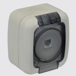   TP Electric Vízmentes RJ45 aljzat 1xRJ45 CAT5.e (10db/doboz) 3201-053-0601