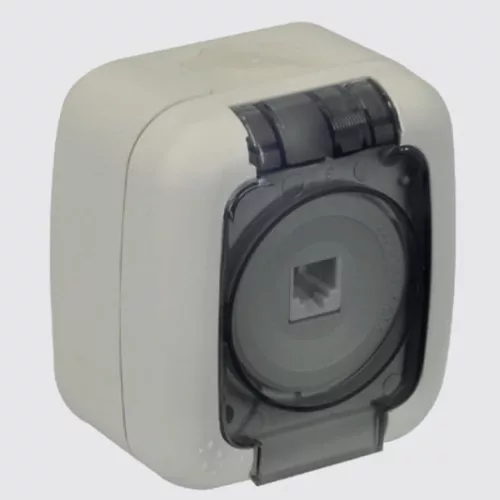 TP Electric Vízmentes RJ45 aljzat 1xRJ45 CAT5.e (10db/doboz) 3201-053-0601