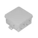 TP Electric Kötődoboz 75x75 IP54 perforált oldalfallal 3308-204-0600