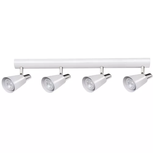 Kanlux 33096 SEMPRA EL-4I W-SR lámpa GU10, Falon kívüli spot lámpatest fehér-króm