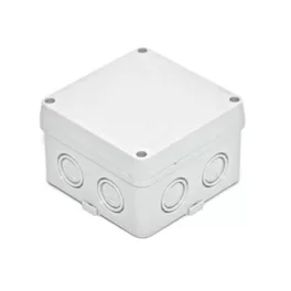   TP Electric Kötődoboz 110x110x70 IP67 perforált oldalfalú, teli tető, 8db kikönnyítés 3310-213-0600