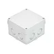 TP Electric Kötődoboz 110x110x70 IP67 perforált oldalfalú, teli tető, 8db kikönnyítés 3310-213-0600