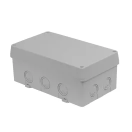   TP Electric Kötődoboz 130x220x95 IP67 perforált oldalfalú, teli tető, 10db kikönnyítés 3310-217-0600