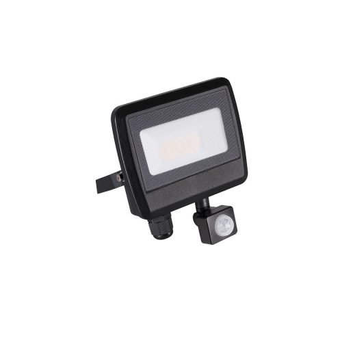 Kanlux 33206 ANTEM LED 20W-NW-SE B reflektor, mozgásérzékelős LED reflektor 4000K fekete