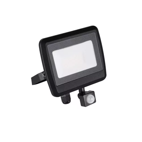 Kanlux 33207 ANTEM LED 30W-NW-SE reflektor, mozgásérzékelős LED reflektor 4000K fekete