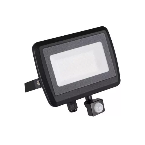 Kanlux 33208 ANTEM LED 50W-NW-SE B reflektor, mozgásérzékelős LED reflektor 4000K fekete