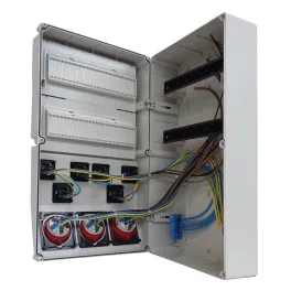   TP Electric Ipari doboz szerelt 300x540mm,IP54,6x(2P+F) + 3x(5P16A), 2x13modul VEZETÉKELVE (3321-600-0503) 3321-111-0001