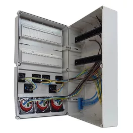   TP Electric Ipari doboz  300×540mm,IP54 6x(2P+F) + 2x(5P16A) +1x(5P32A)2x13modul VEZETÉKELVE(3321-600-5271) 3321-111-0002