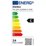 Kanlux 33214 T8 LED GLASSv4 24W-NW fényforrás, LED fénycső