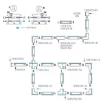 Kanlux 33251 TEAR N CON-T RLL-B csatlakozó sínes rendszerhez, fekete