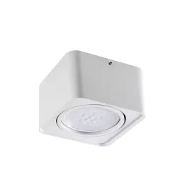   Kanlux 33270 TUBEO ES 50-W lámpa ES111, mennyezeti szögletes lámpatest fehér