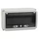 TP Electric Ipari doboz üres 180x300mm, 13 modul, ajtóval IP66/IP54 3340-272-0600