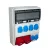 TP Electric Ipari doboz szerelt 300x400mm, IP44, 2x(5P32A) + 6x(2P+F), gyorscsatlakozós aljzatokkal 3360-600-0702HH