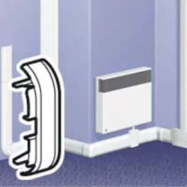   Legrand DLP padlószegély végzáró 80x20 csatornához Legrand 033744
