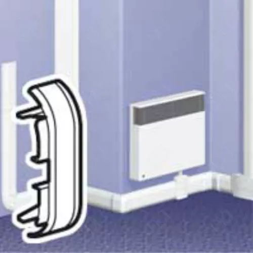 Legrand DLP padlószegély végzáró 80x20 csatornához Legrand 033744