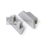Topmet TM-végzáró profilhoz ARC egyenes szürke (pár) B2960022