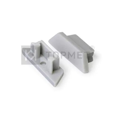 Topmet TM-végzáró profilhoz ARC egyenes szürke (pár) B2960022