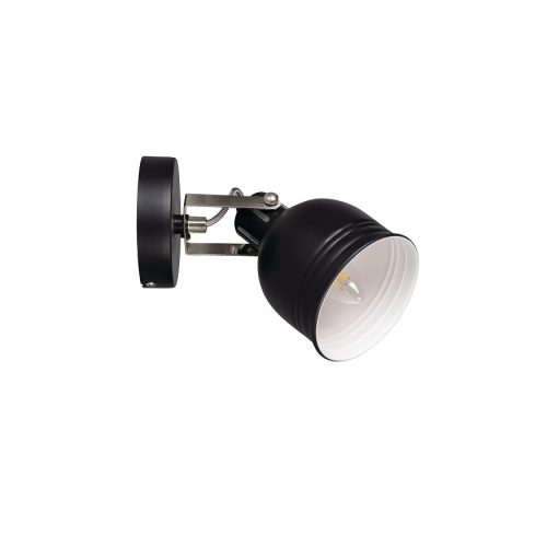 Kanlux 35640 DERATO EL-1O B-SR lámpa E14 fekete/ezüst