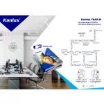 Kanlux 35653 BTL 18W-940-B lámpa fekete 4000K Háromfázisú kábelsínes rendszer, TEAR