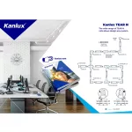Kanlux 35664 BTLW 18W-940-W lámpa fehér 4000K Háromfázisú kábelsínes rendszer, TEAR