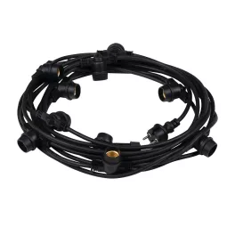 Kanlux 35754 GRL 11M10E27-B girland fekete